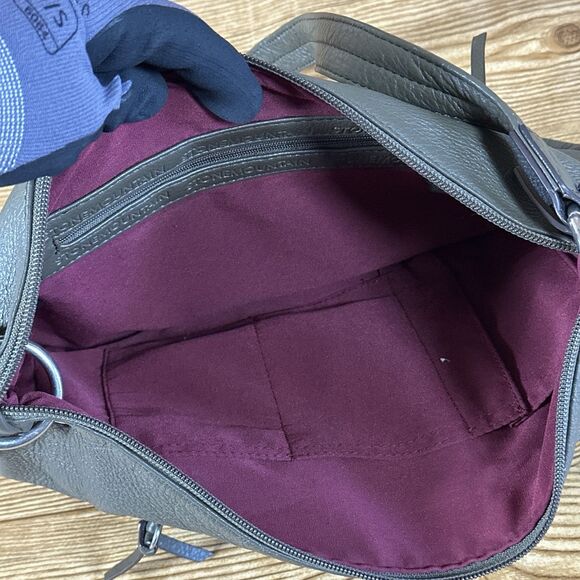 Stone Mountain Hobo Shoulder Bag Green Multiple Compartments Detachable Keychain - Picture 6 of 16